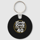 Search for 40th birthday keychains Retro