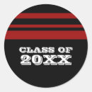 Search for red and black stripes stickers Elegant