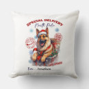 Search for german shepherd christmas pillows Festive