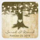 Search for vintage tree wedding stickers String lights