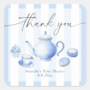 Search for tea party baby shower stickers Watercolor
