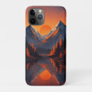 Search for mountain sunset cases Pine trees