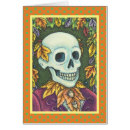 Search for leaf skeleton cards Skull