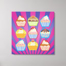 Search for cupcake canvas prints Cartoon