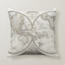 Search for vintage world globe pillows Cartography