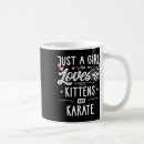 Search for karate cat mugs Black belt