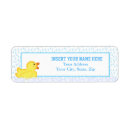 Search for ducky return address labels Yellow