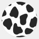 Recherche de motif vache autocollants Noir