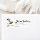 Search for mickey mouse return address labels Donald duck