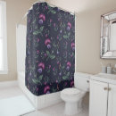Search for vintage botanical shower curtains Purple