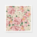 Recherche de motif floral serviettes Vintage