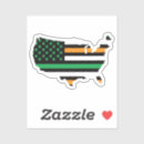 Search for irish american flag shamrock stickers Ireland