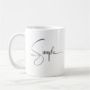 Search for simplicity mugs Handwriting