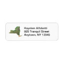 Search for new york return address labels Map