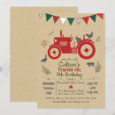 Recherche de partie tracteur invitations D'anniversaire