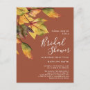 Search for autumn bridal shower invitations Foliage