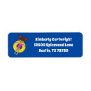 Search for swimmer return address labels Blue
