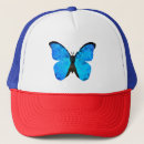 Recherche de papillon bleu casquettes Nature