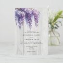 Search for wood wedding invitations Lavender