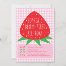 Search for berry invitations Gingham
