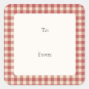 Search for red gingham stickers Elegant