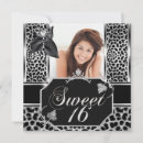 Recherche de leopard sweet 16 invitations Fête d'anniversaire