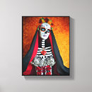 Search for sugar skull canvas prints Halloween