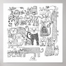 Search for black white cat posters Feline