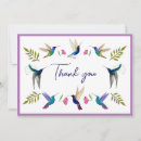 Search for hummingbird thank you cards Thanks