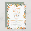 Recherche de sweet peach invitations D'anniversaire de pêche