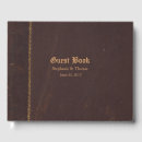 Search for leather guest books Elegant