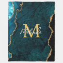 Search for teal and gold blankets Agate