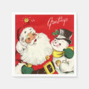 Search for retro christmas napkins Vintage