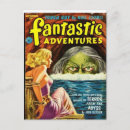 Search for space monsters postcards Aliens