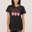 Search for three gnomes tshirts Red