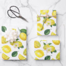 Search for yellow lemon wrapping paper Citrus