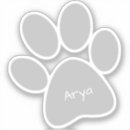Recherche de chat gris et blanc autocollants Animaux domestiques