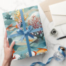 Search for underwater wrapping paper Nautical