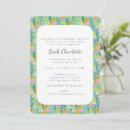 Search for pink and mint green invitations Modern