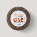 Search for donut buttons Sweet one birthday