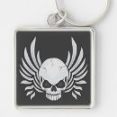 Search for winged skull keychains Skeleton
