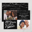 Search for 20th anniversary invitations Retro