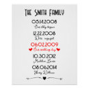 Search for important dates posters Marriage