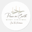 Search for merry christmas candles stickers Simple