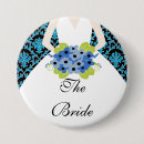 Search for damask bridal buttons Blue
