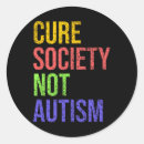 Search for cure autism stickers Neurodiversity
