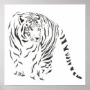 Recherche de black and white posters Tiger