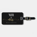 Search for mr and mrs luggage tags Stripes