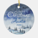 Search for aunt ornaments First christmas as aunt