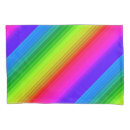 Search for bright rainbow pillowcases Striped